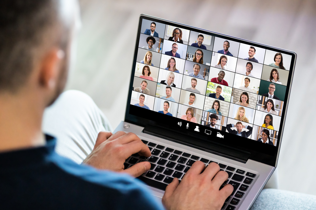 Video Conferencing Webinar Chat Or Videoconference